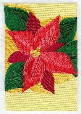 Poinsettia Card (Cardstock)