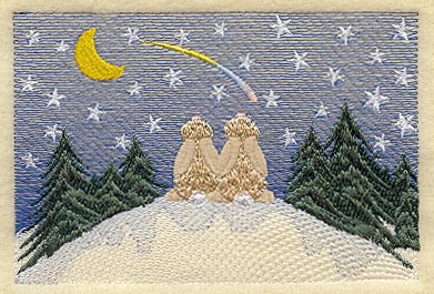 Starry Night Bunnies (Cardstock)