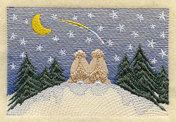 Starry Night Bunnies (Cardstock)