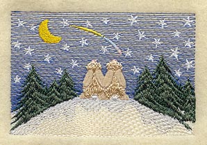 Starry Night Bunnies (Cardstock)
