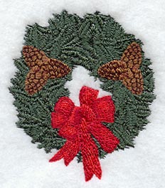 Wreath w/ Pine Cones