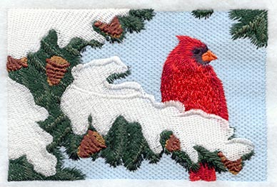 Snowy Cardinal (Cardstock)