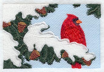 Snowy Cardinal (Cardstock)