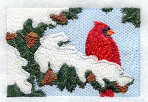 Snowy Cardinal (Cardstock)