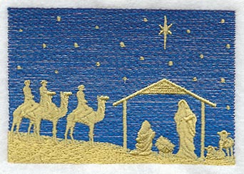 Nativity Silhouette (Cardstock)