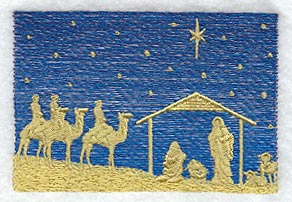Nativity Silhouette (Cardstock)