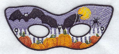 Pumpkin & Bat Mask - Large