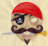 Pirate Full Face Mask - Large