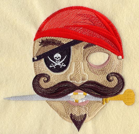 Pirate Full Face Mask - Large