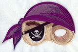 Pirate Half Mask - Large