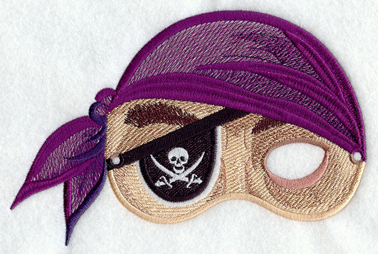 Pirate Half Mask - Large