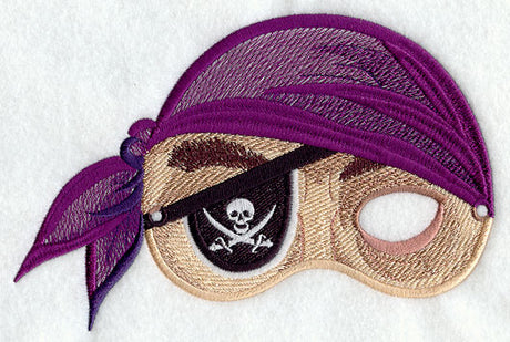 Pirate Half Mask - Large