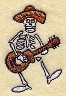 Skeleton & Guitar