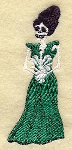 Skeleton & Calla Lilies