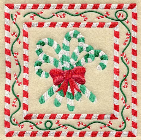 Candy Cane Square