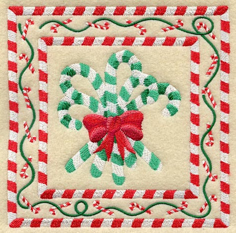 Candy Cane Square