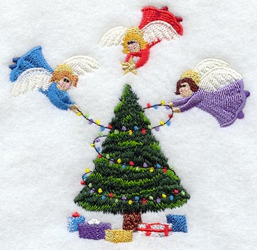 Decorating Angels Square