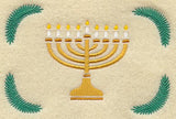 Menorah & Fronds
