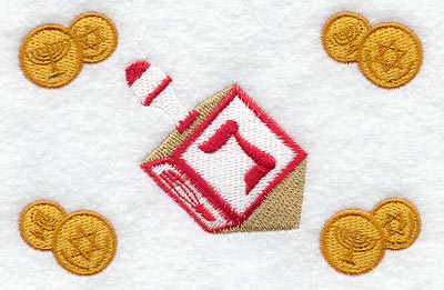 Dreidel & Coins