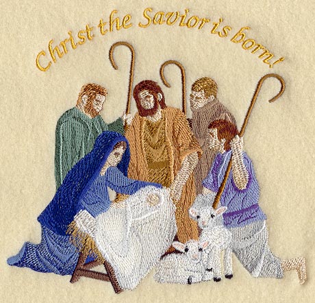 Jesus & Shepherds W/Text