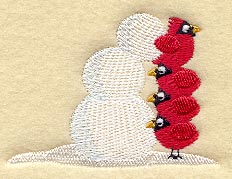 Cardinals & Snowman II