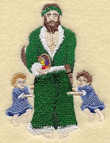 Ghost of Christmas Present w/Ignorance & Want