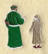 Scrooge & Ghost of Christmas Present