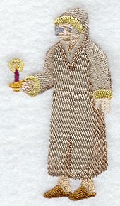 Scrooge in Nightshirt