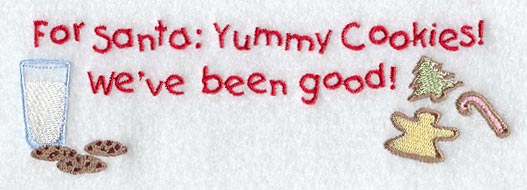 Santa's Milk & Cookies