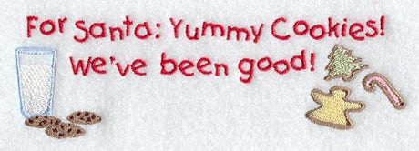 Santa's Milk & Cookies