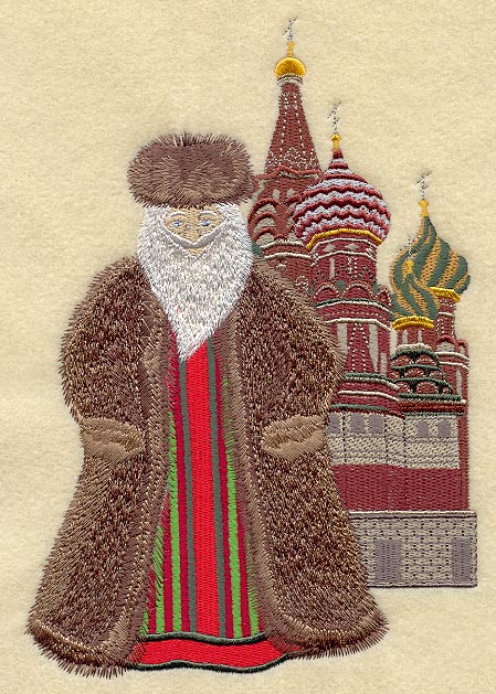 Russian Santa Scene