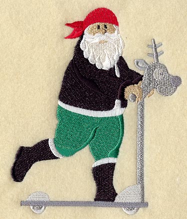 Santa & Scooter