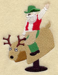 Santa & Mechanical Reindeer