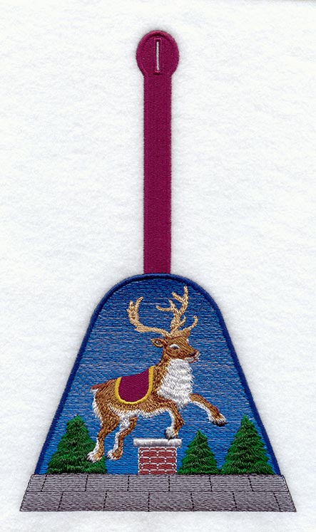 Prancing Reindeer Towel Topper