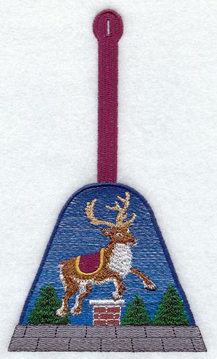Prancing Reindeer Towel Topper