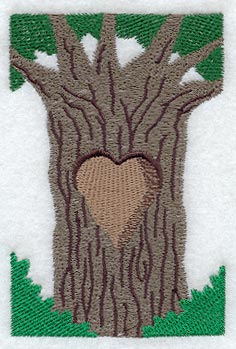 Tree Trunk Heart