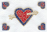 Mosaic Heart & Arrow