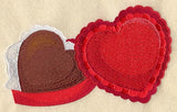 Chocolate & Heart-Shaped Box