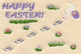 Hopping Bunny & Happy Easter