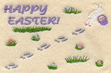 Hopping Bunny & Happy Easter