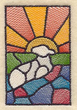 Stained Glass Lamb