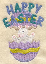 Bunny, Egg, & Happy Easter