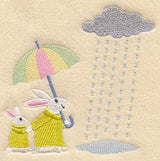 Spring Bunnies & Raincloud