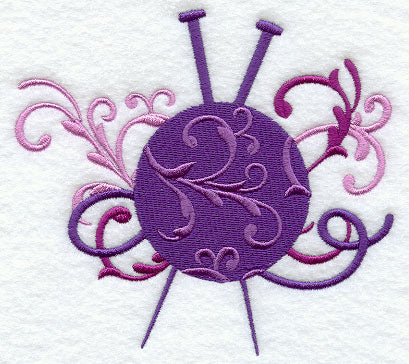 Filigree Yarn and Knitting Needles