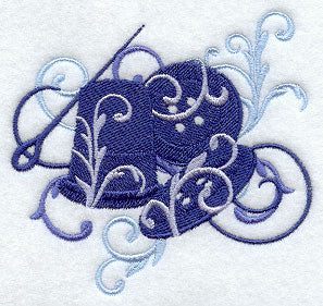 Filigree Thimble and Buttons