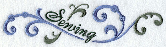 Sewing Swirls and Curls