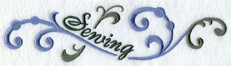 Sewing Swirls and Curls