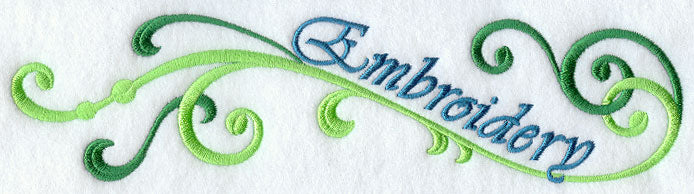 Embroidery Swirls and Curls