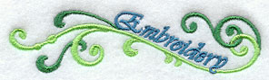 Embroidery Swirls and Curls