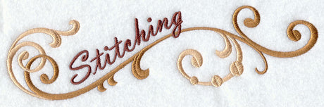 Stitching Swirls and Curls
